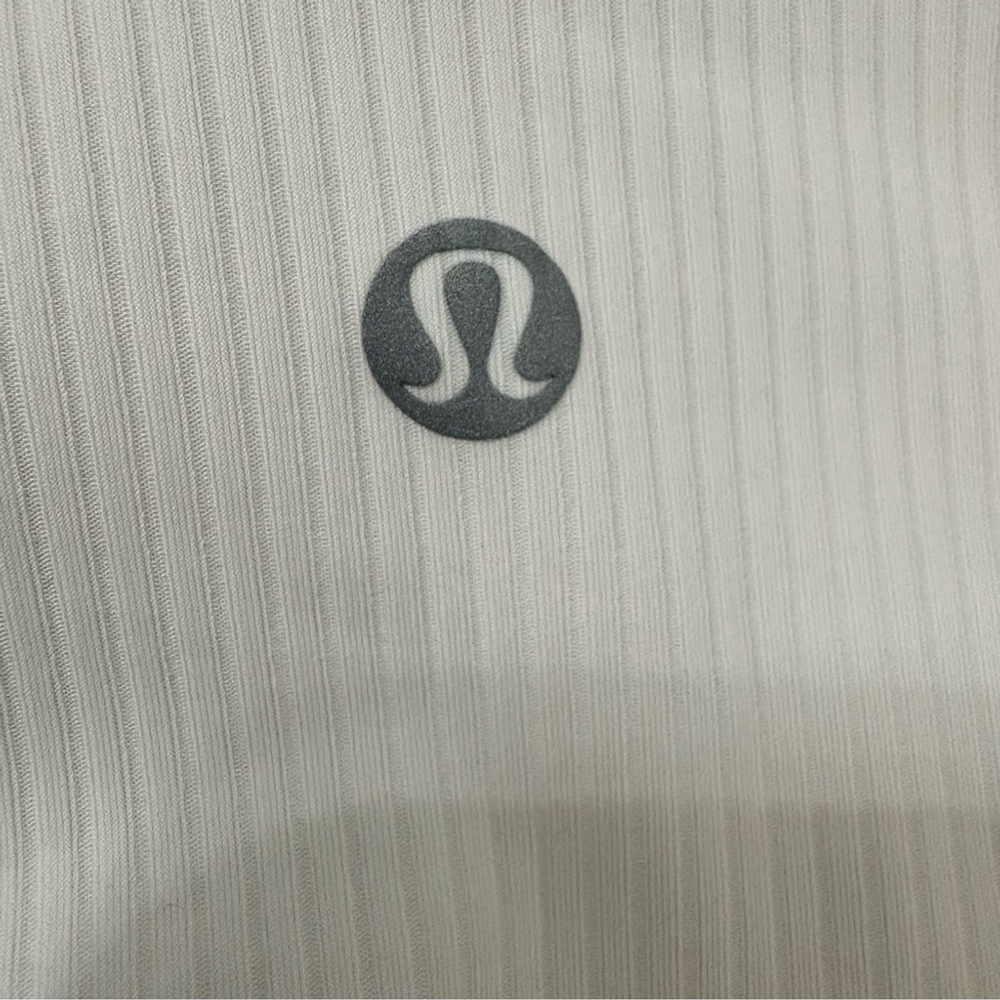 Lululemon | Like a Cloud Longline Ribbed Bra D/DD Cup | Sz 10 | White | EUC - Picture 3 of 5